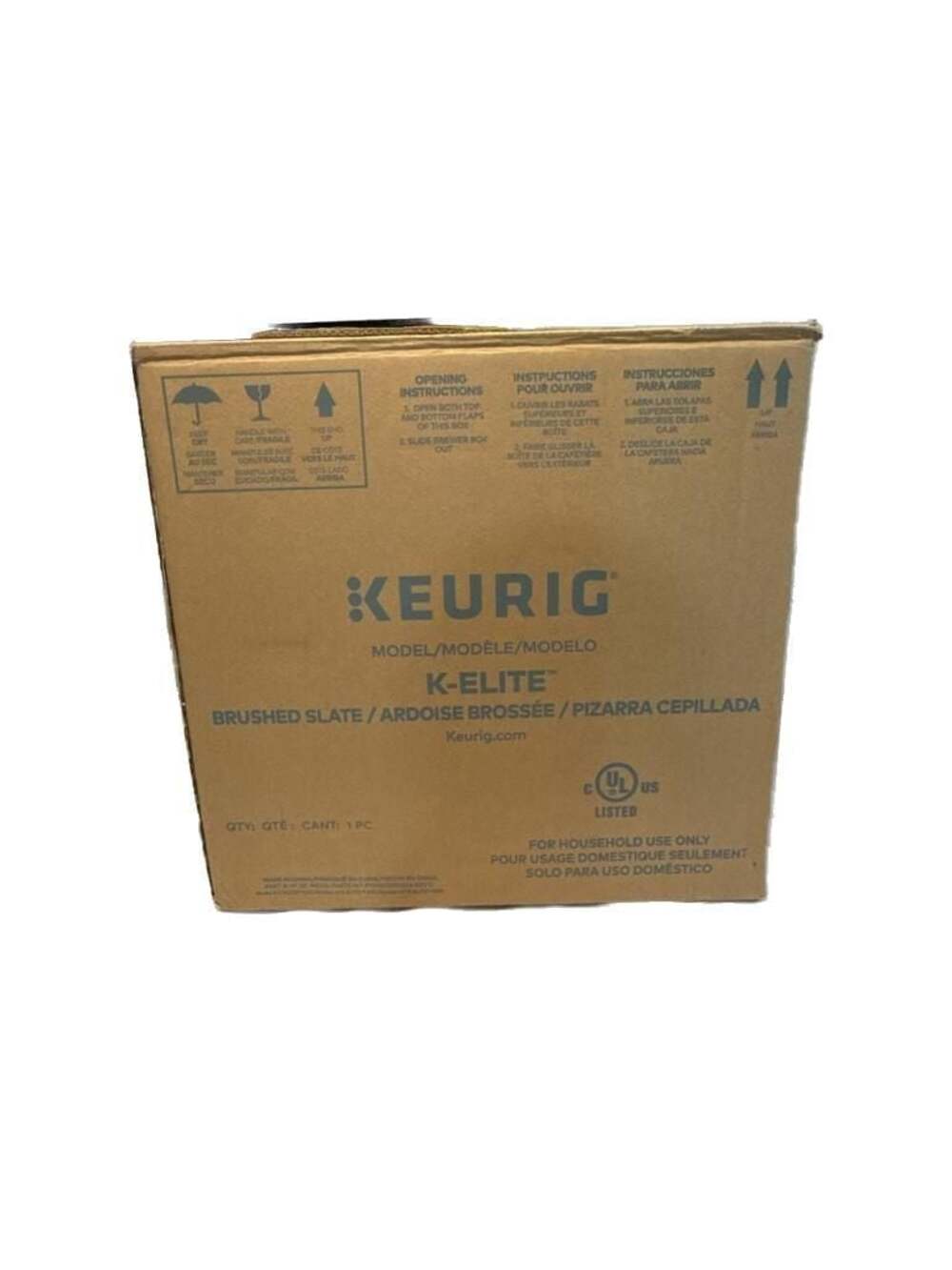 Keurig K-Elite Single Serve Coffee Maker, Brushed Slate
